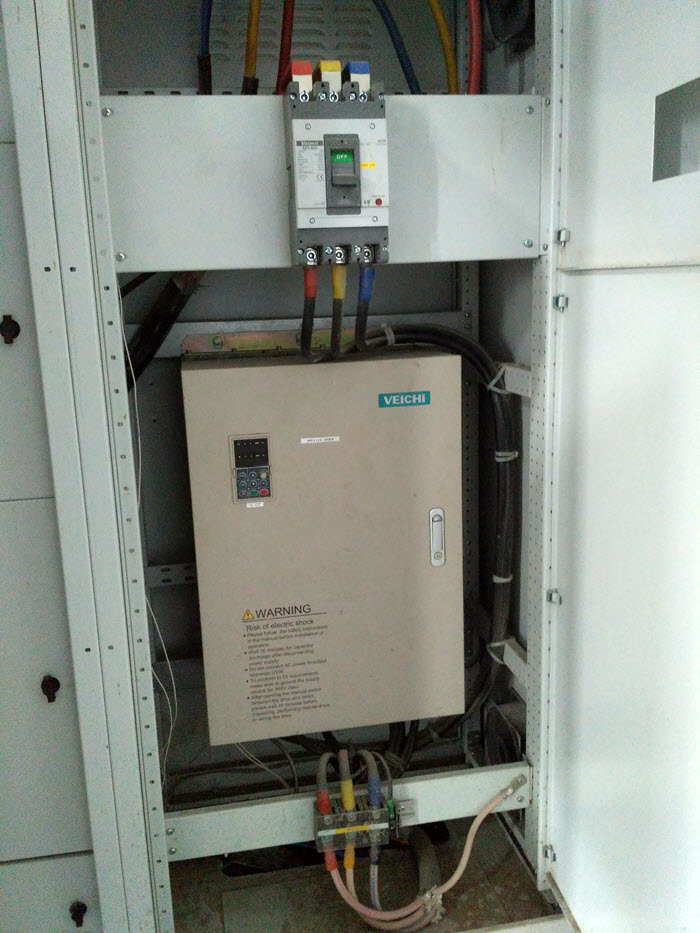 AC70 inverter on hydrapulper