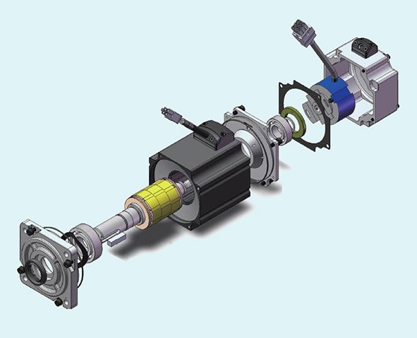 The three-phase asynchronous motor