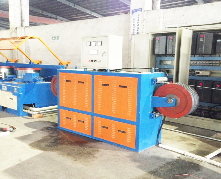 The principle of straight wire drawing machine