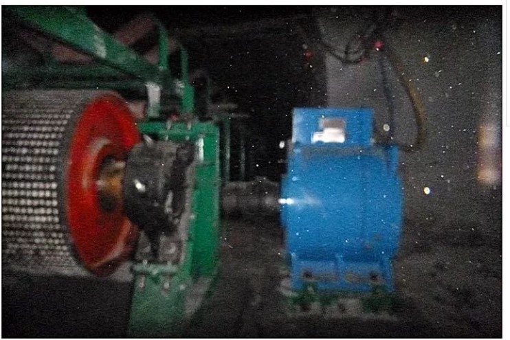 Synchronous motor direct drive technology in the coal field (encoder installation is difficult and not easily maintained in mine environment.)