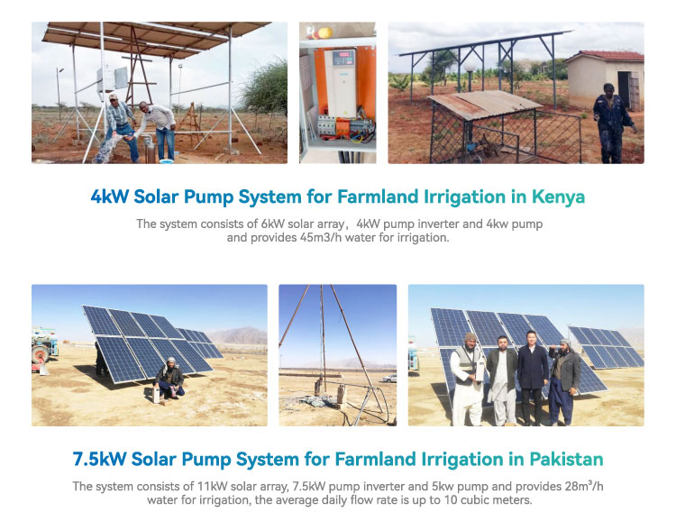 AC Solar Water Pump System Cases