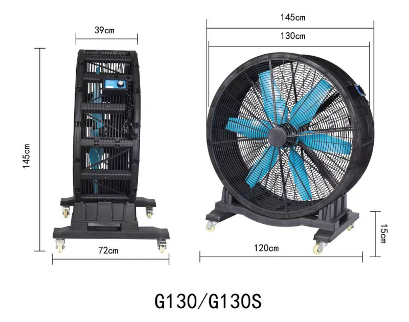 HVLS Fan Dimensions-2