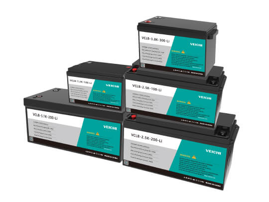 VCLB-1.2K/2.5K/3.8K/5.1K-100/200/300-Li LiFePO4 Battery