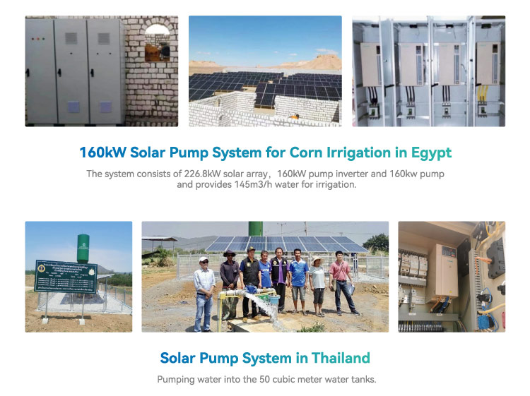 AC Solar Water Pump System Cases