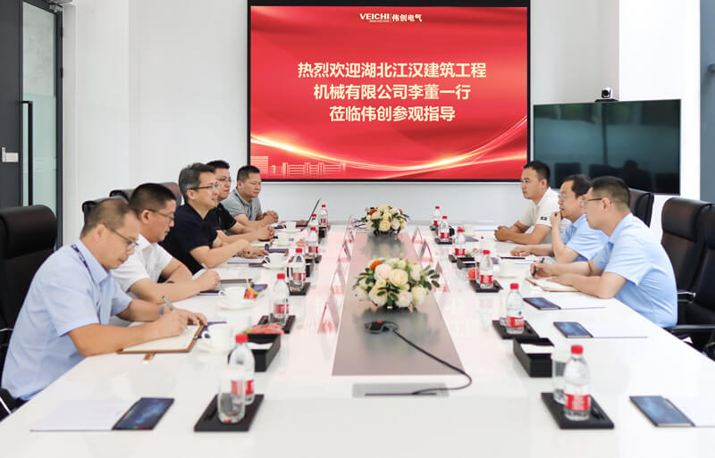 Leaders of VEICHI Electric and LiuGong Jianghan In-depth Communication