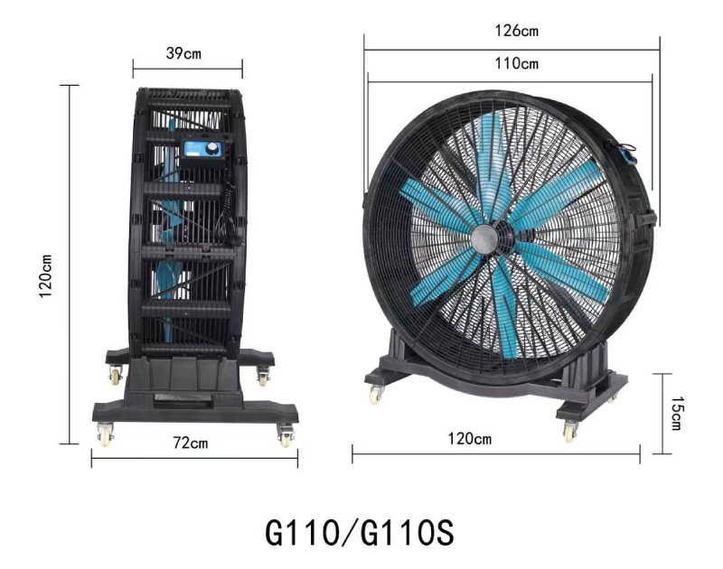 HVLS Fan Dimensions-4