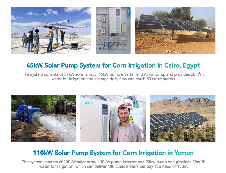 AC Solar Water Pump System Cases