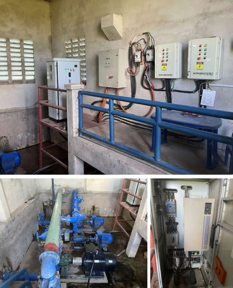 SI23 Solar Pump Inverter Cabinet Case in Tanzania