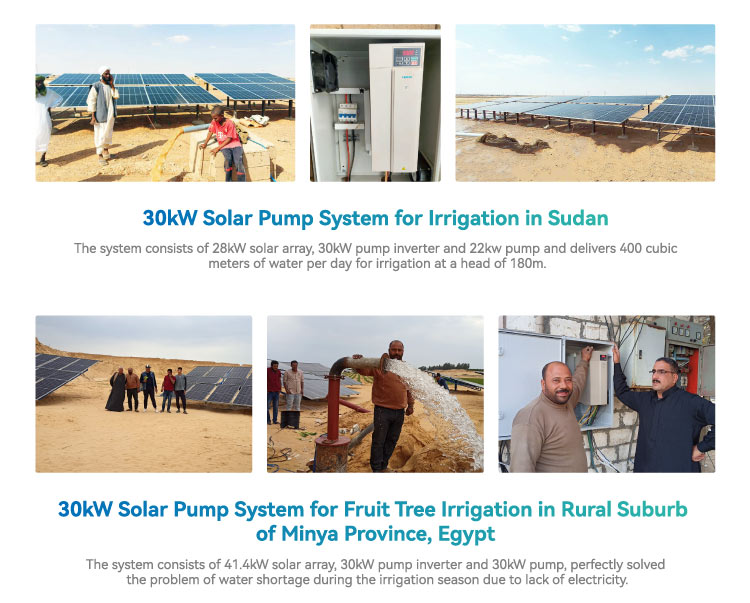 AC Solar Water Pump System Cases